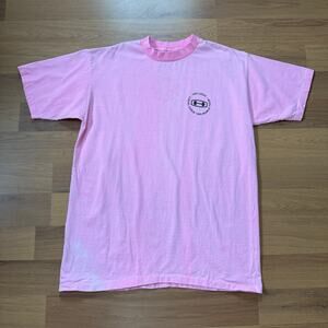 Vintage 1992 Too Legit to Quit MC Hammer World Tour Crew Pink Staff Shirt Sz XL